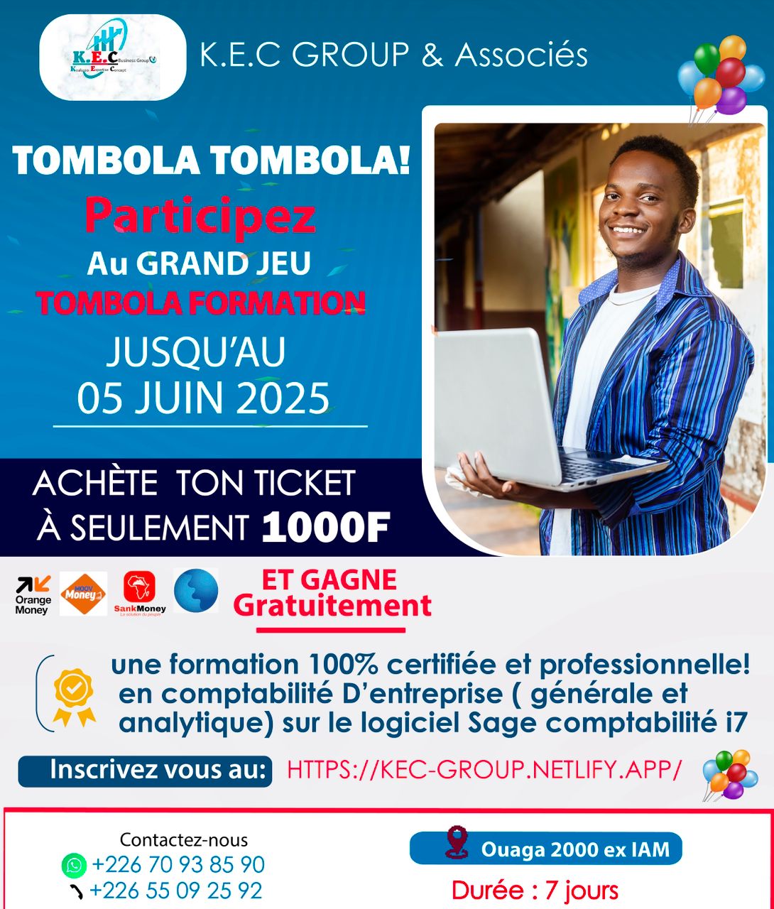 Tombola Formation Comptabilité